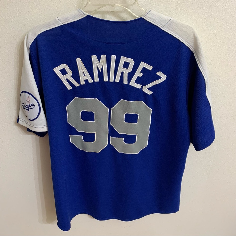 Dodgers baseball button up. - Picture 2 of 2